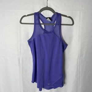 Nike purple mesh tank